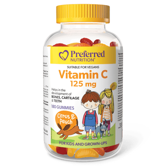 Vitamin C  125 mg  180 Gummies Citrus and peach, image-hi-res