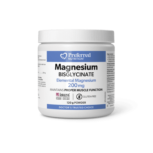 Magnesium Bisglycinate Powder, Preferred Nutrition®|hi-res|PN0616