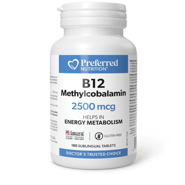 B12 Methylcobalamin  2500 mcg  180 Sublingual Tablets, image-hi-res