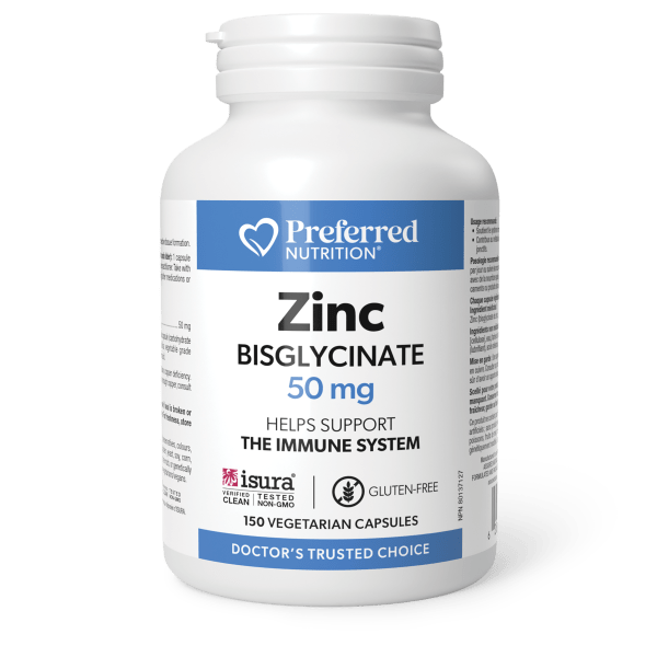 Zinc Bisglycinate  50 mg  150 Vegetarian Capsules, image-hi-res