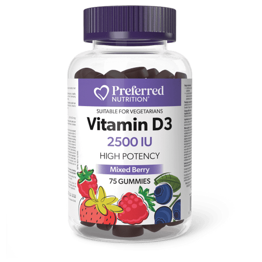Vitamin D3 2500 IU Gummies, Preferred Nutrition®|hi-res|PN0627