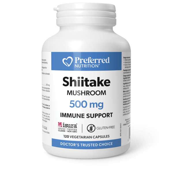 Shiitake Mushroom  500 mg  120 Vegetarian Capsules, image-hi-res