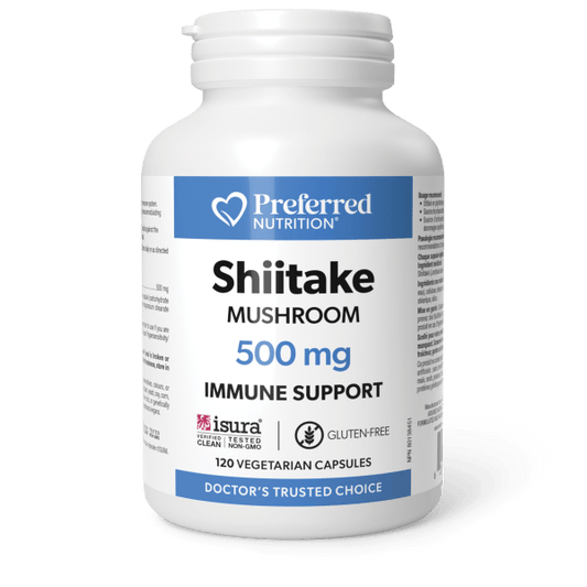 Shiitake Mushroom  500 mg  120 Vegetarian Capsules, image-hi-res