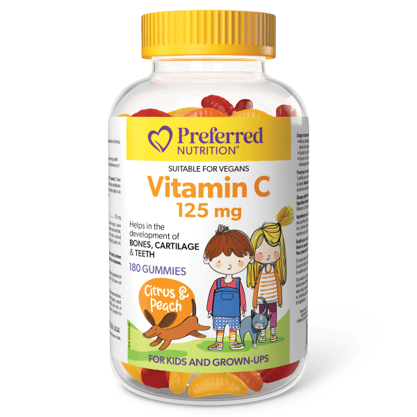 Vitamin C  125 mg  180 Gummies Citrus and peach, image-hi-res