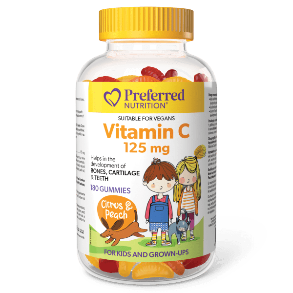 Vitamin C for Kids, 125 mg - Preferred Nutrition