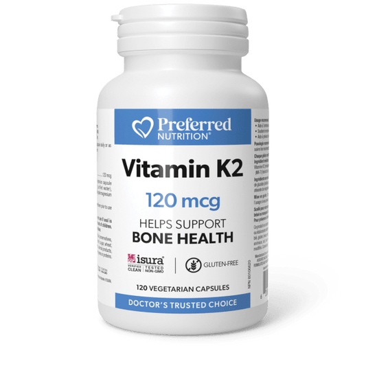 Vitamin K2 MK-7 120 mcg , Preferred Nutrition®|hi-res|PN0673