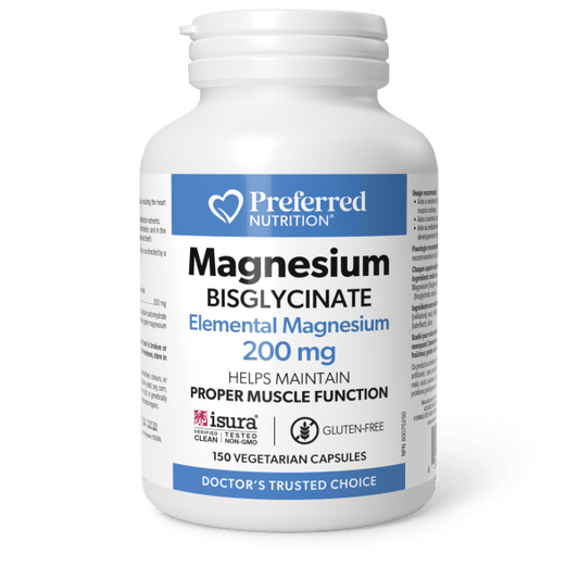Magnesium Bisglycinate  200 mg  150 Vegetarian Capsules, image-hi-res