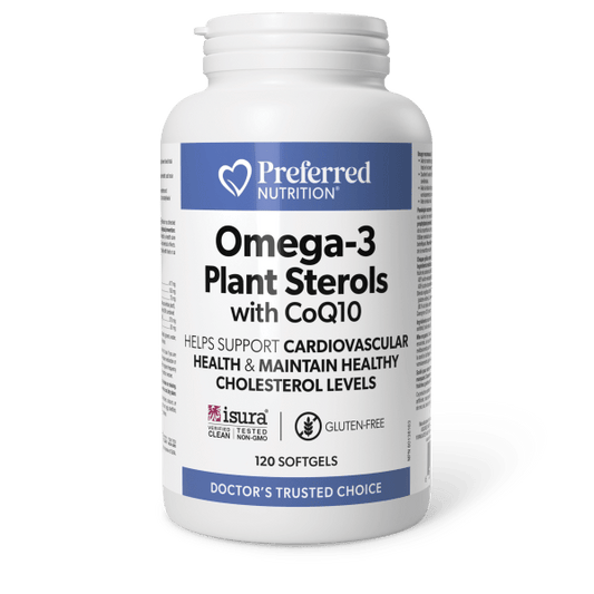 Omega-3 Plant Sterols with CoQ10   120 Softgels, image-hi-res