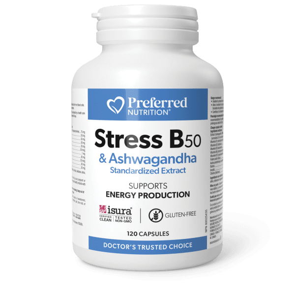 Stress B50 Ashwagandha, Preferred Nutrition®|hi-res|PN0513