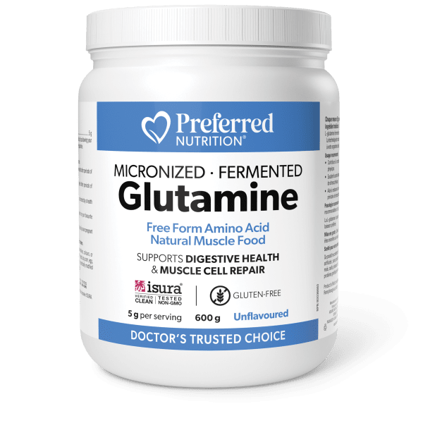 Micronized Fermented Glutamine, Preferred Nutrition®|hi-res|PN1616