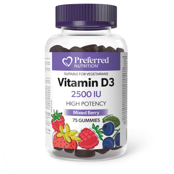 Vitamin D3 2500 IU Gummies - Preferred Nutrition