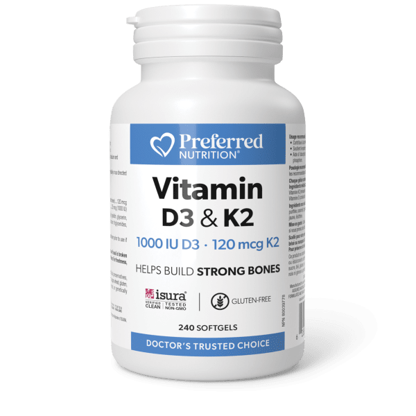 Vitamin D3 & K2, Preferred Nutrition®|hi-res|PN0676