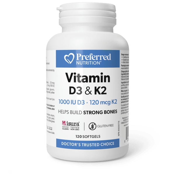 Vitamin D3 & K2, Preferred Nutrition®|hi-res|PN0674