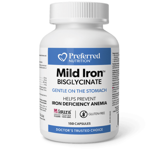 Mild Iron™ Bisglycinate, Preferred Nutrition®|hi-res|PN0659