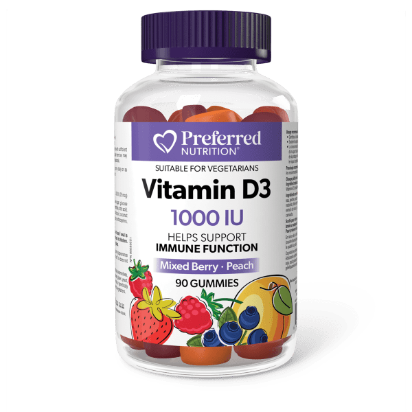 Vitamin D3 1000 IU Gummies, Preferred Nutrition®|hi-res|PN0641