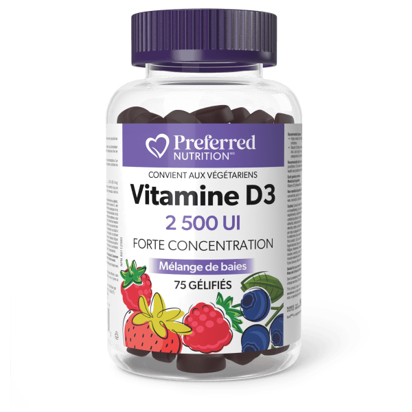 Vitamine D3 2500 UI glifis - Hi-Res - PN0627