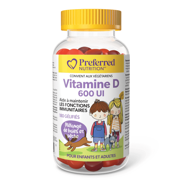Vitamine D 600 UI en glifis - Hi-Res - PN0669