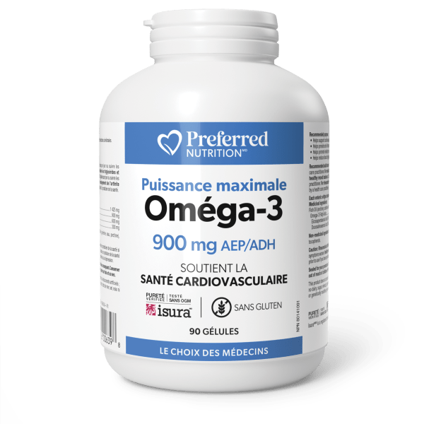 Omga-3 Puissance maximale 900 mg - Hi-Res - PN0639