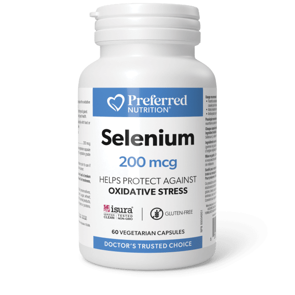 Selenium 200 mcg Vegetarian Capsules - Hi-Res - PN0199